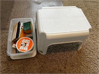 Step stool and miscellaneous items