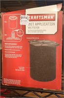 Craftsman Wet Vac filter, New in box