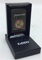 ZIPPO NEW LIGHTER TROUT LINE SMOKING TOBACCO