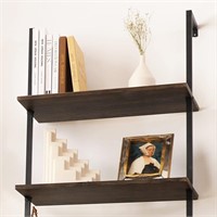 Ladder Shelf Open Bookshelf