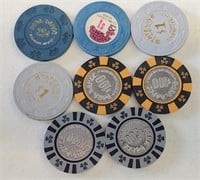 8 Mesquite/ Stateline Casino Chips
