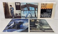 5 Billy Joel Lp's - Glass Houses, Nylon Curtain