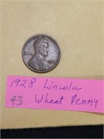 1928 LINCOLN WHEAT CENT
