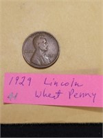 1929 LINCOLN WHEAT CENT