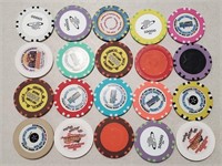 20 Large 48mm Casino Chips