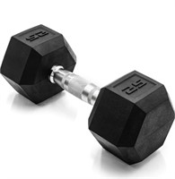 25 LB Coated Hex Dumbbell Weight

Appears New
