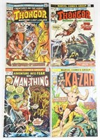(4) 1970s 20 CENT MARVEL COMIC BOOKS