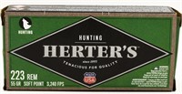 20 Rounds Of Herter's .223 Remington Ammunition