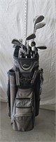 golf clubs & bag