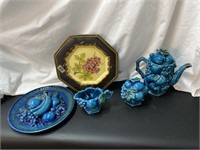 Fancy Ceramic blue set