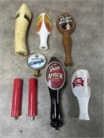 Point Brewery beer tap handles and variety of