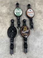 Berghoff beer tap handles, set of 4