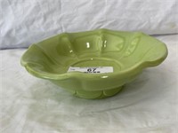 Vintage McCoy Pottery Lime Green Bowl