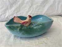 Vintage McCoy  Novelty Dish w/ Bird