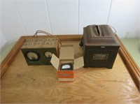 Vintage Electrical Gauges & Battery Charger