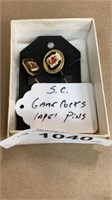 South Carolina gamecocks lapel pins