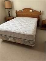 COMPLETE BED SET - 75 X 52". ADJ. HEADBOARD