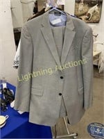 TWO MEN'S WOOL TOMMY HILFIGER SUITS