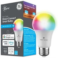 GE Cync A19 Smart LED Light Bulb  Color Changing I