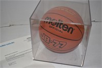 Official 1992 Olympics Basketball w/COA in Case