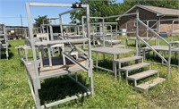 2 - Aluminum Steps with Landing