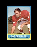 1963 Topps #151 Taz Anderson EX to EX-MT+