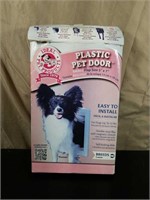 Never Used Small Flap Size Plastic Pet Door