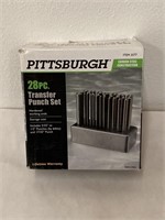 NEW Pittsburgh 28 PC Transfer Punch Set