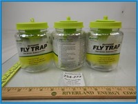 NEW-3-RESCUE OUTDOOR FLY TRAPS