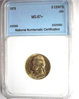 1978 Nickel NNC MS67+