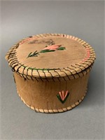 Native Hinged Lidded Quill Box-Birch