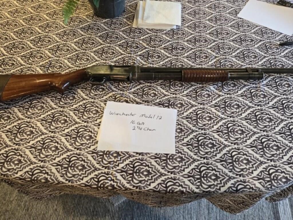 'Winchester Model 12 - 16 Guage Shotgun