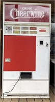 Vintage CheerWine drink machine. Cools and lights