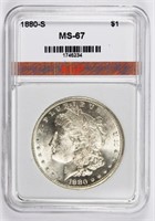 1880-S MORGAN SILVER DOLLAR