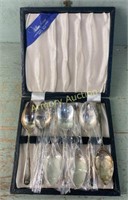 WILLIAM ADAMS SHEFFIELD SILVERPLATE GRAPEFRUIT SET