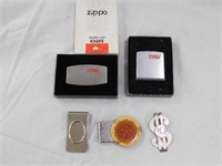 Zippo TRW tape measure and pocket knife/money