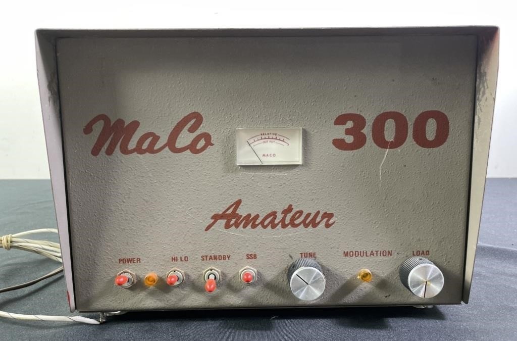 Maco 300 Amateur Linear Tube Amplifier Radio