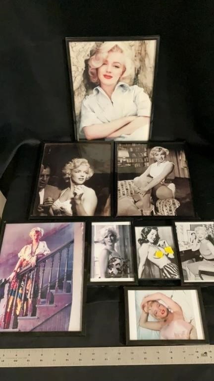 Marilyn Monroe framed photos