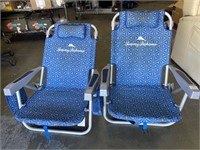 Lot of 2 Tommy Bahama Beach Chairs