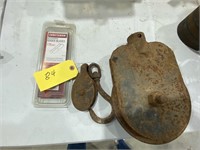 Small Pulley, Hook, Large Snatch Block