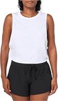 Cotton Crop Workout Tank Top