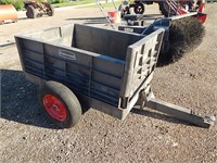 Rubbermaid yard cart with a tilt bed; 39"x28"