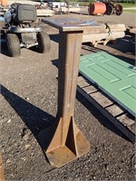 Solid steel tool stand; 40" H