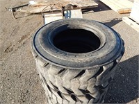 4 Skid loader tires; size: 12-16.5