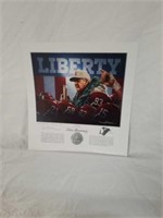 Signed Daniel Moore "Liberty" Silver Anniv Print