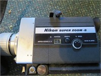 Vintage Nikon 8mm Movie Camera in Case