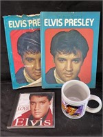 VTG Elvis Presley Books, Mug & More