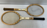 (2) Tennis Rackets - Jack Kramer, Pancho Gonzales