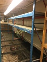Section of HD Pallet Racking - 3' x 9'x 110" high