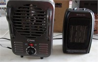 2- small space heaters